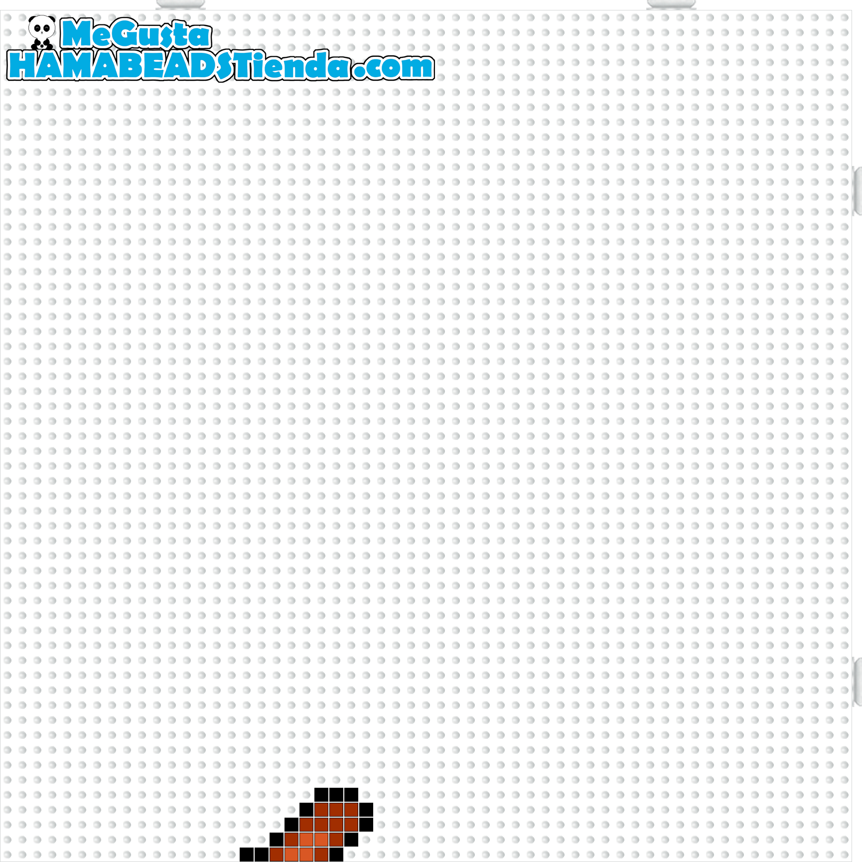 plantilla hama beads mini donatello 1